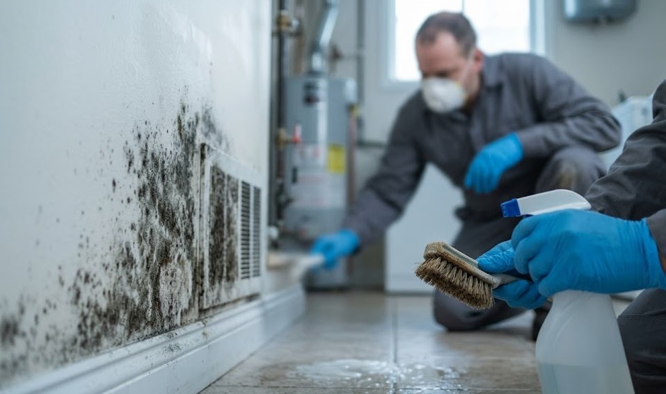 DIY vs professional mold removal Denver